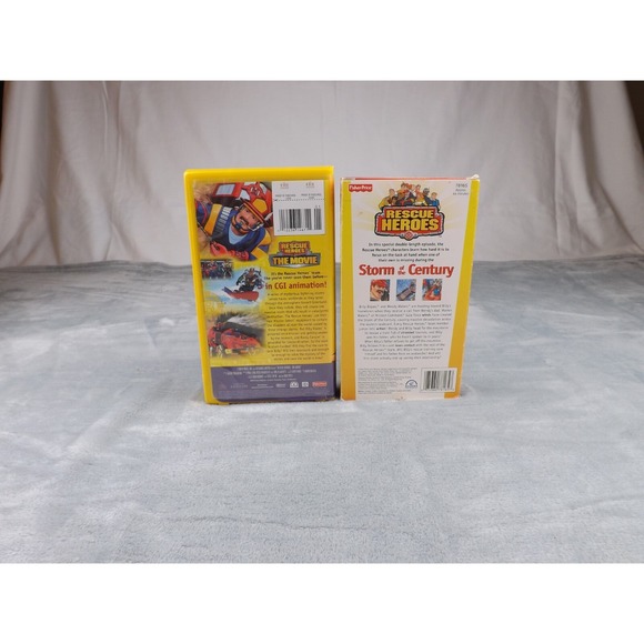 Rescue Heroes VHS tapes Set of Two Children's Action Movies - Picture 2 of 3